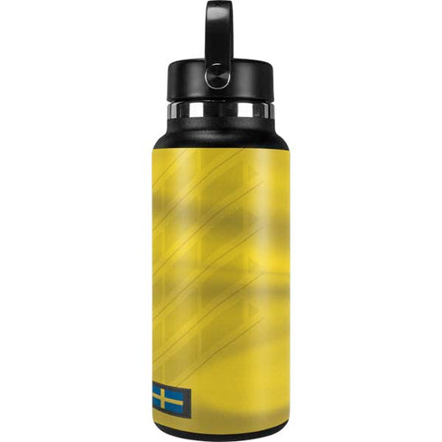 Sweden Soccer Flag Hydro Flask 32oz Wide Mouth Skin